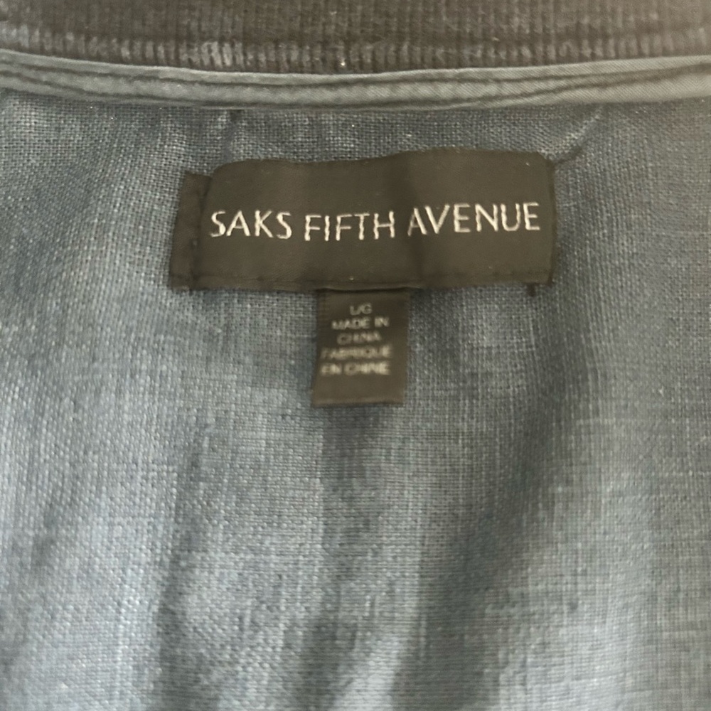 Men's Blue Casual Jacket - Picture 2 of 8